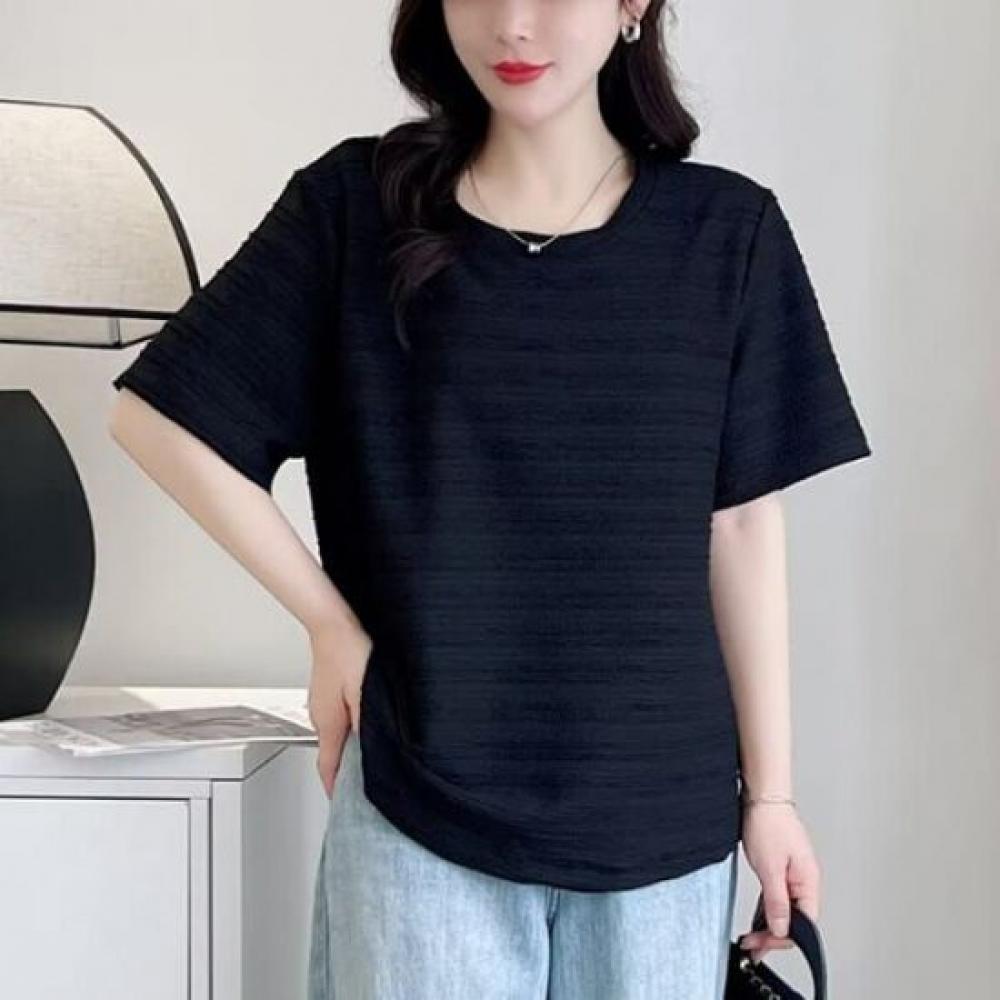Navava Women Basic Round Neck ShorT Sleeve T shirT nT2634