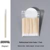 Boxed Double-Ended Bamboo Cotton Swabs for Hygiene, Ear Cleaning & Makeup Removal