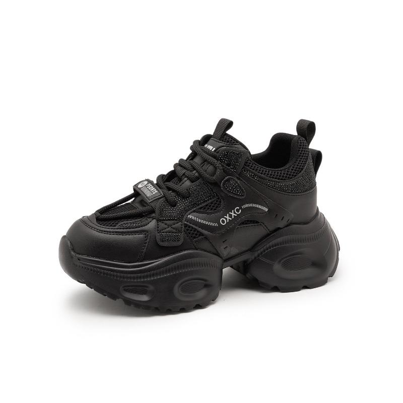 87581 Dad Shoes Women's Autumn New Breathable Versatile Dad Shoes Student Sports and Leisure Shoes