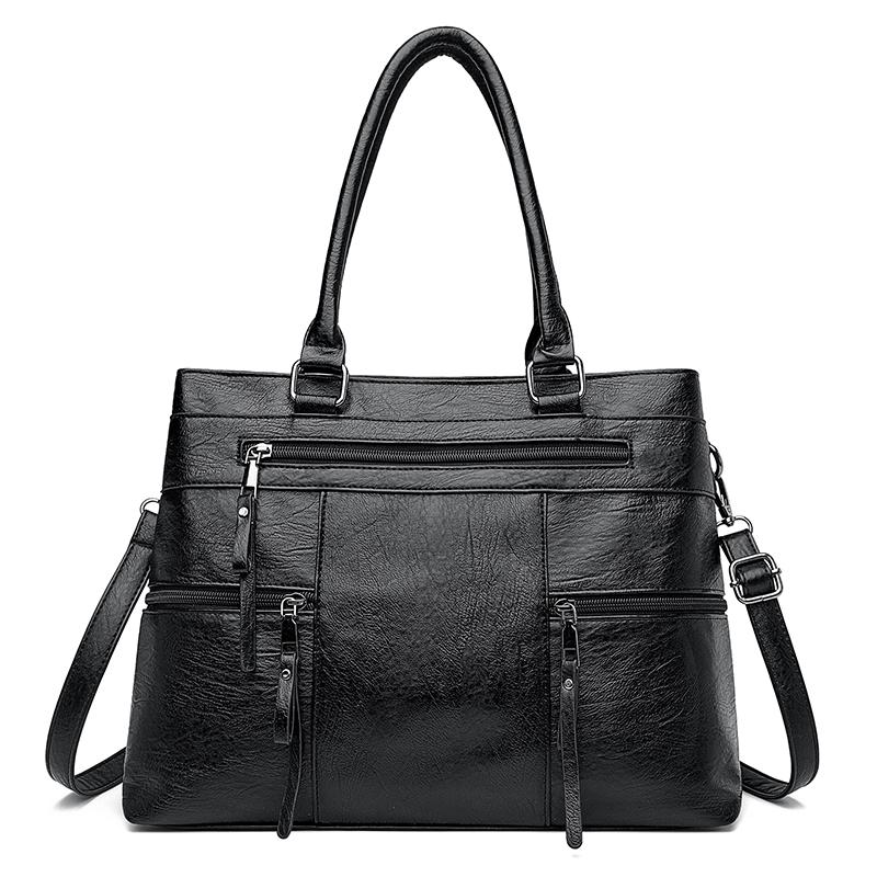 Elegant Handbag for Women High Quality Leather Top-Handle Bags Purse Ladies Shoulder Crossbody Bag Casual Tote
