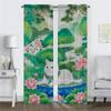 Master Cat Blackout Curtain for Room 2 Panel Tulle for Bedroom Modern Living Room Curtains Halloween Decoration Partition Shades