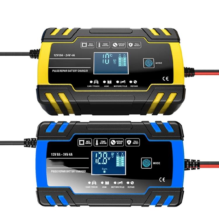 12V 24V Car Motorbike Battery Chargers AGM Lead-Acid Automatic Repair Device