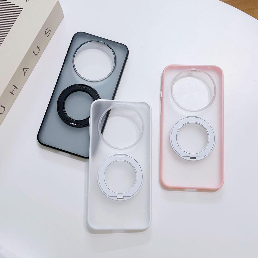 Honor 600Pro Magic 8 Pro Magnetic Rotating Bracket Frosted Protective Case