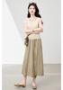 Fashionable temperament set, versatile soft knitted small shirt, wide leg pants two-piece set