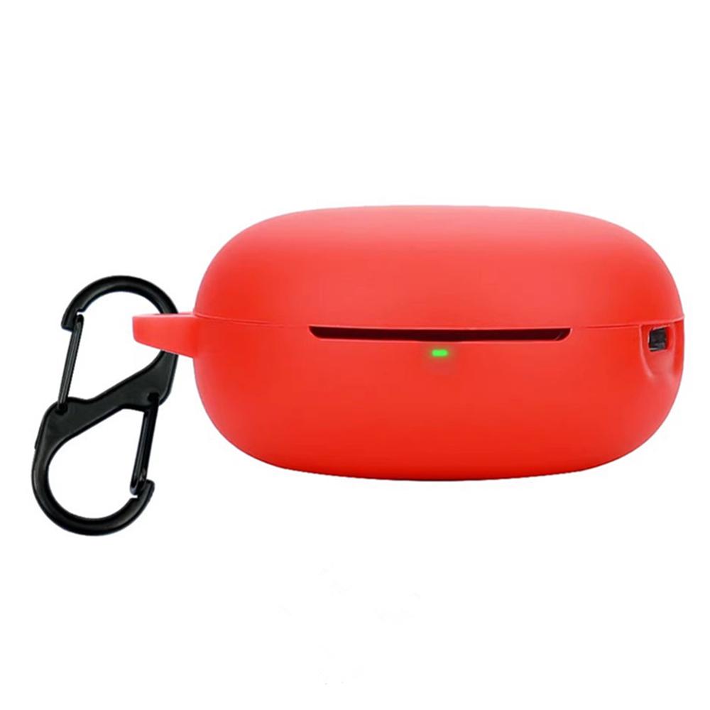 For QCY T13 ANC 2 Bluetooth-compatible Earphones Case with Anti Lost Buckle Silicone Protective Cover
