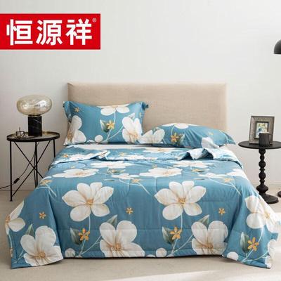 Colcha de Verão Floral Macia Hengyuanxiang