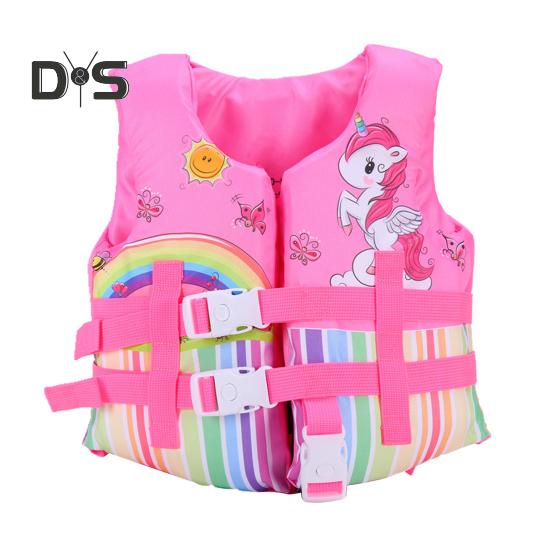 

Жилет для плавания для малышей, спасательный жилет, надувные круги для малышей, плавучий купальник с регулируемым ремешком безопасности, плавающий купальник для детей от 2 до 10 лет M розовый