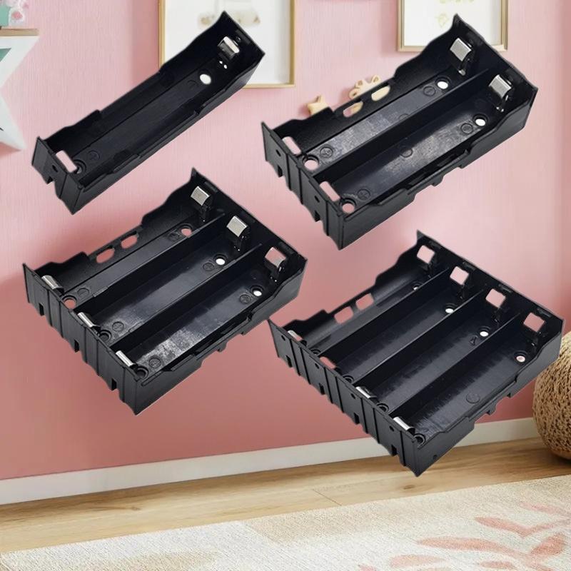 1 2 3 4 Slot Batteries Container With Hard Pin ABS 18650 Power Bank Cases 1X 2X 3X 4X 18650 Battery Holder Storage Box Case