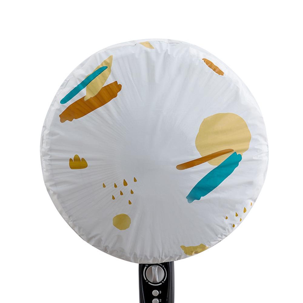 New Elastic Fabric Fan Cover Round Half Wrapped Elastic Heater Cover Universal Protective Dust Cover Household
