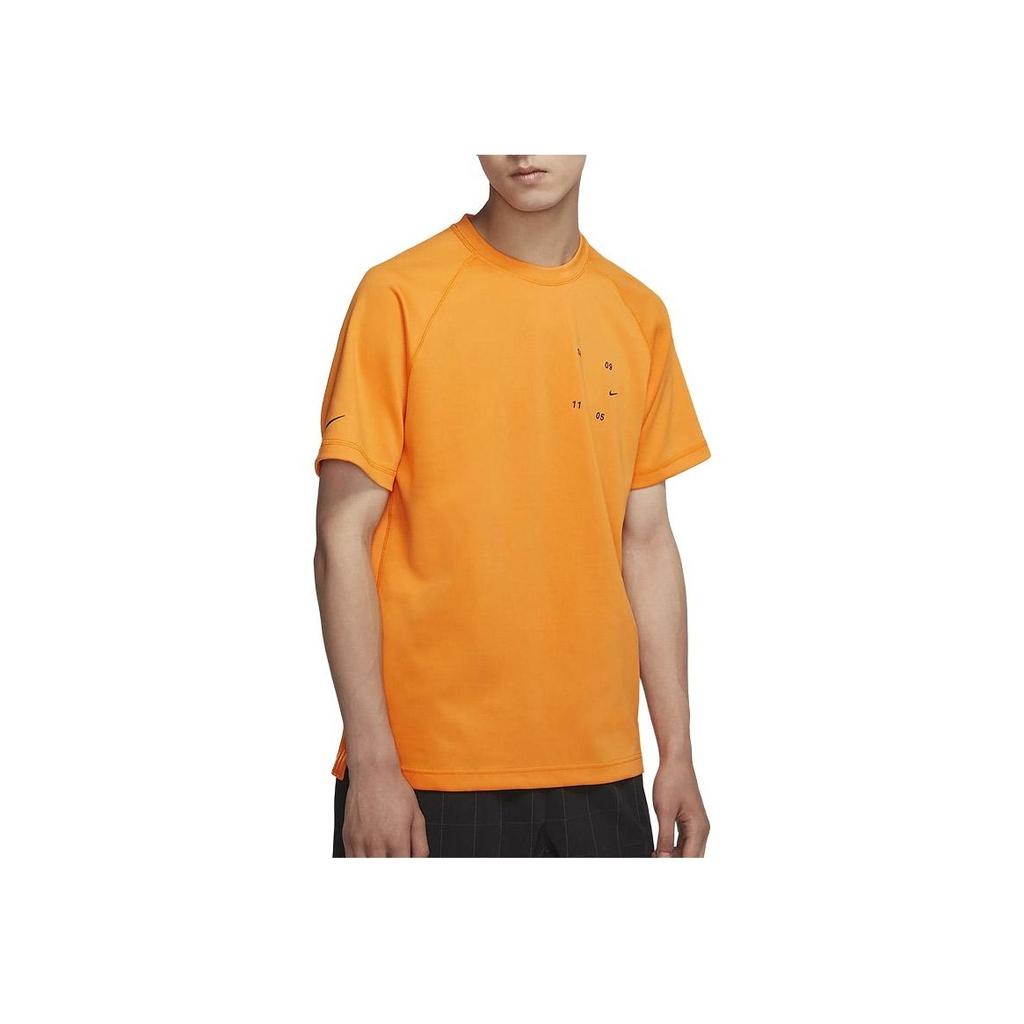 Nike Sportswear Tech Pack Casual Moisture-Wicking Crew Neck Short Sleeve T-Shirt Men Tops Orange BV4442-886