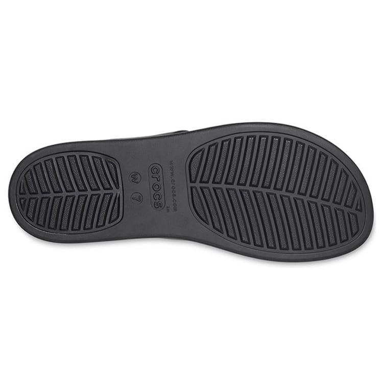 Crocs Ciabatte a fascia da donna nere 206219-060