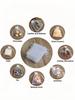 100PCS Premium Sheer Organza White Bags  Wedding Favor Bags Jewelry Gift Bags for Party, Christmas, Festival, Bathroom Soaps Bag