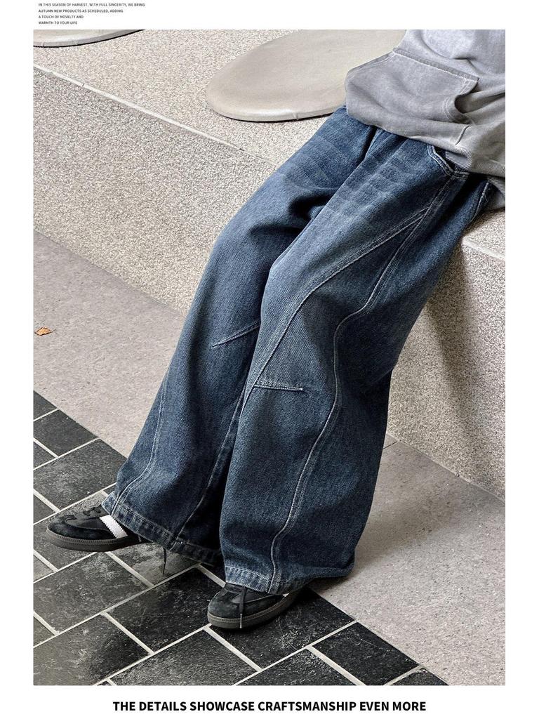 Jeans a gamba dritta da ragazzo - Collezione Primavera & Autunno 2026, Pantaloni lunghi casual per ragazzi più grandi