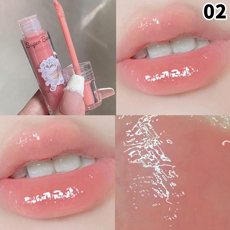 Cappuvini Кошка Зеркальный Блеск для Губ Высокий Блеск Увлажняющий Сексуальный Красный Тинт для Губ Помада Эссенция для Губ Стойкий Блеск для Губ Косметика 2