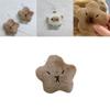 Cute Fluffy Keychain Bag Charm With Adorable Capybara And Fuzzy Fur 7cm Size
