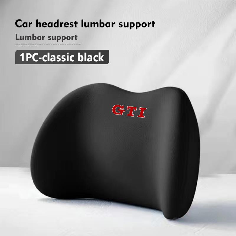 For Volkswagen VW Car Double Concave Neck Lumbar Cushion Breathable Spine Care Support Golf Polo 4 5 6 Passat B5 B6 B7 CC Jetta Ph6