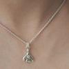 925 Silver Bird Heart Pendant Necklace Bracelet For Women Simple Clavicle Chain Fashion Temperament Jewelry Gifts