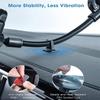 Car Windshield Phone Stand Wireless Charger Mount Truck Window Dashboard Phones Holder Sucker Long Arm for iPhone Xiaomi