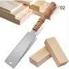 Japanese Hand Saw SK5 High Carbon Steel Double Edged Hand Saw Woodworking Flush and Finish Cutting Wood Saw Double-sided Saws