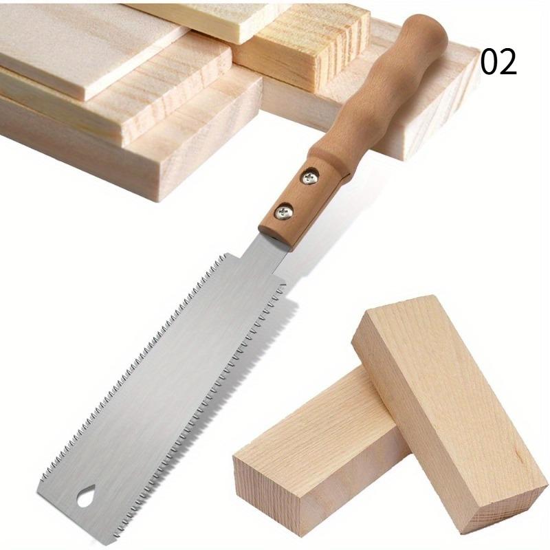 Japanese Hand Saw SK5 High Carbon Steel Double Edged Hand Saw Woodworking Flush and Finish Cutting Wood Saw Double-sided Saws