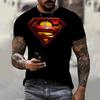 New Men's T-shirt with 3D Printing Summer Loose Fitting Street Fashion Trend Classic Comfortable Short Sleeved Clothing