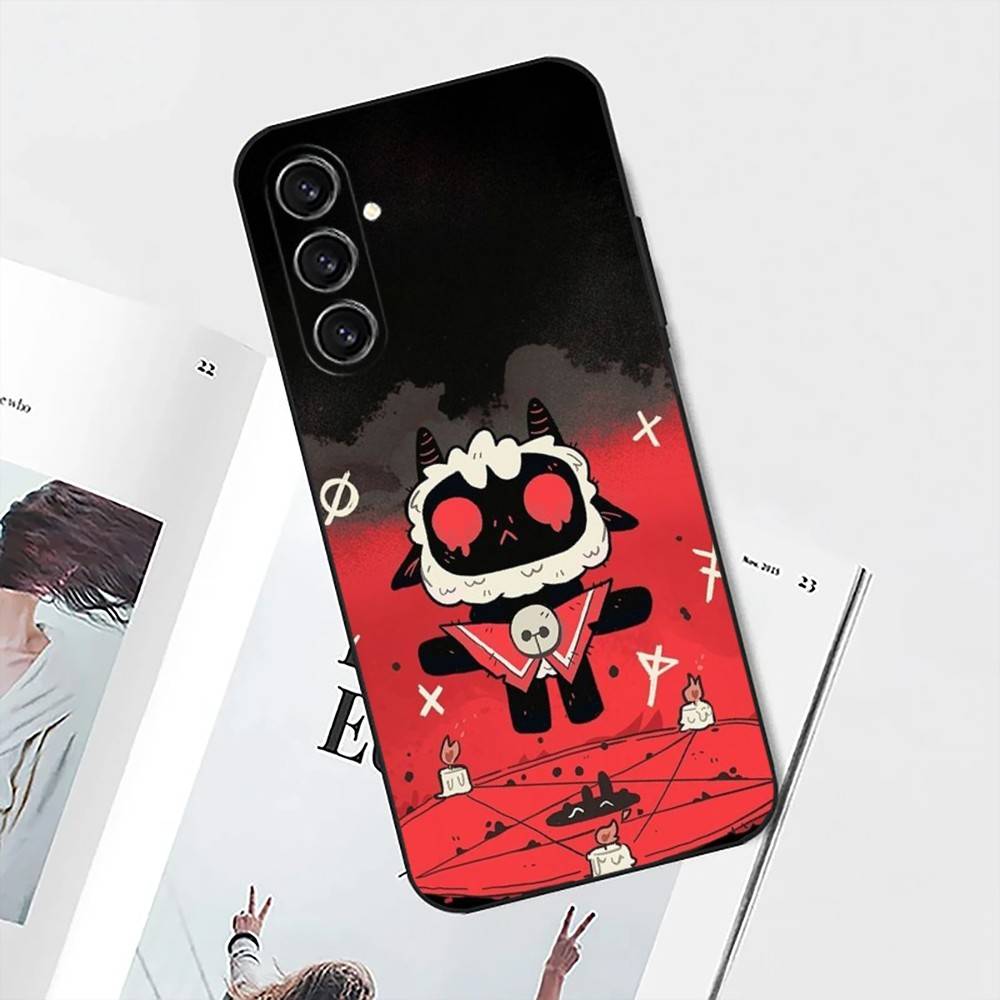 

Game Cult Of The Lamb Phone Case For Samsung S25,S24,S21,S22,S23,S30,Ultra,S20,Plus,Fe,Lite,Note,10 Black Soft Shell Samsung S235G