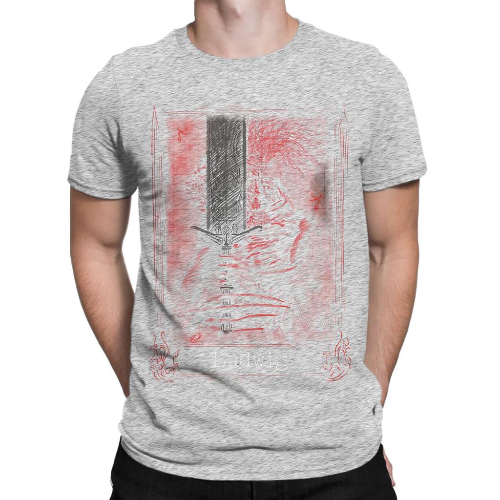 Das Heilige Klinge T-Shirt Sommer Bloodborne Trendige Coole T-Shirts Unisex Baumwolle Atmungsaktiv 4XL 5XL 6XL Top T-Shirts Kurzarm T-Shirt