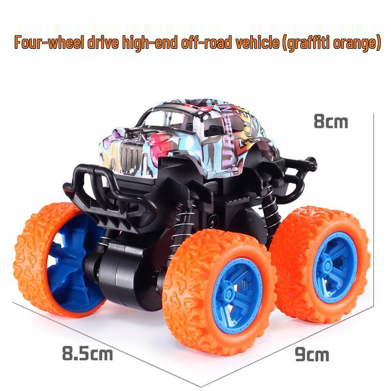 Kids' Inertial Excavator Toy Car: Off-Road Vehicle for Boys, Perfect for Small Gifts and Night Markets