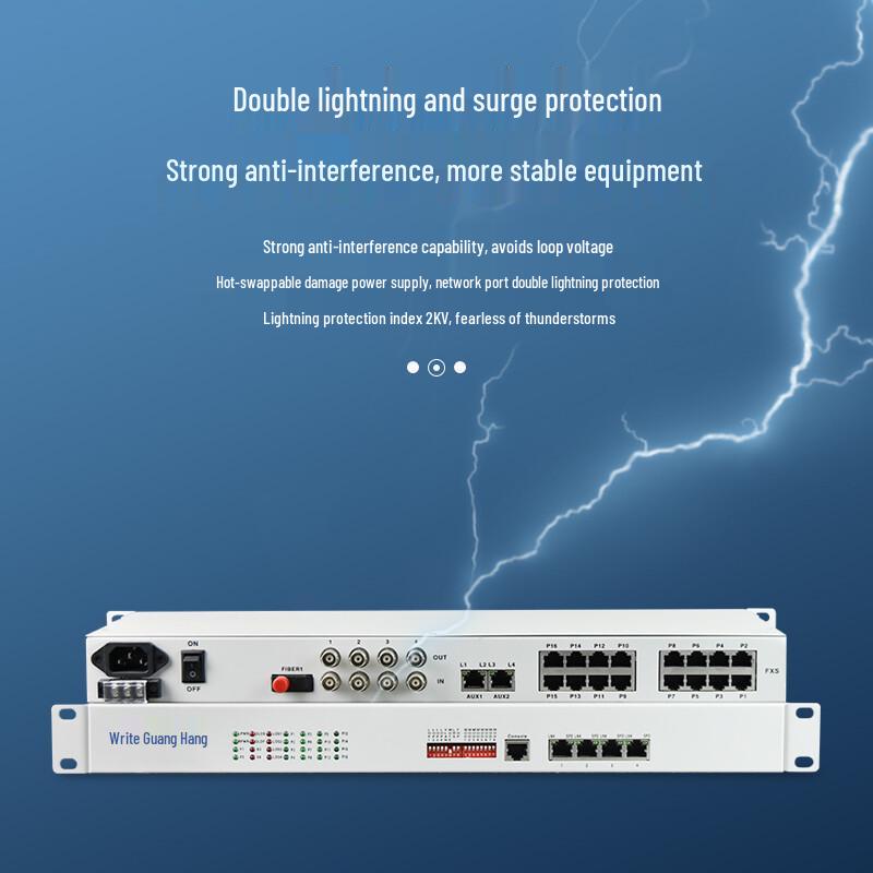 Guanghang Integrated Voice & Data Fiber Optic Transceiver