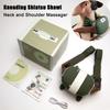 2 in1 Neck Back Massage Bionic Shoulder Massage Pillow Heated Knead Cervic Body Fatigue Relief Relax Muscle Gifts for Female/man