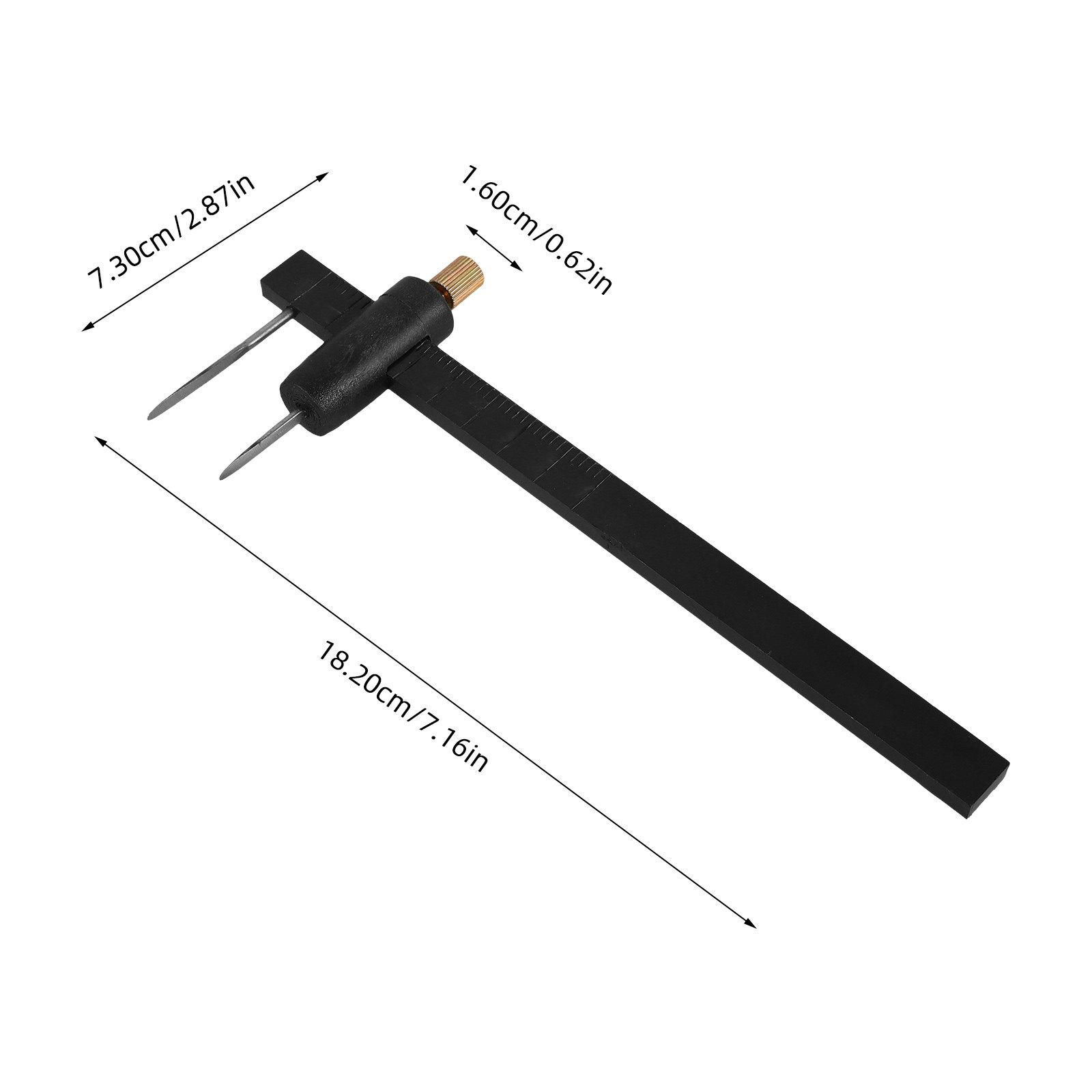 

Plastic Clay Caliper Polished Surface Lightweight Precision Measuring Tool for Sculpture Ceramic Carving Craft Supplies чёрный