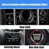 For Mazda CX-50  2024 Central Control Gear Button Film for Interior Protection Car Sticker Modification