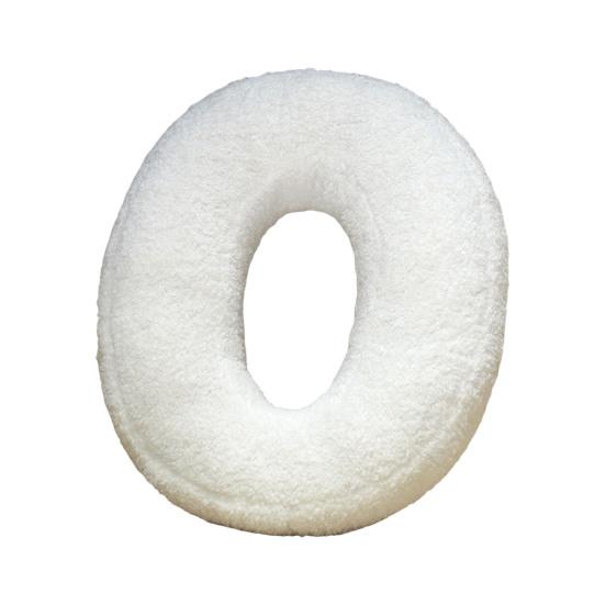 Alphabet Letter Shape Pillow PP Cotton Filled Car Seat Cushion Soft Fabric