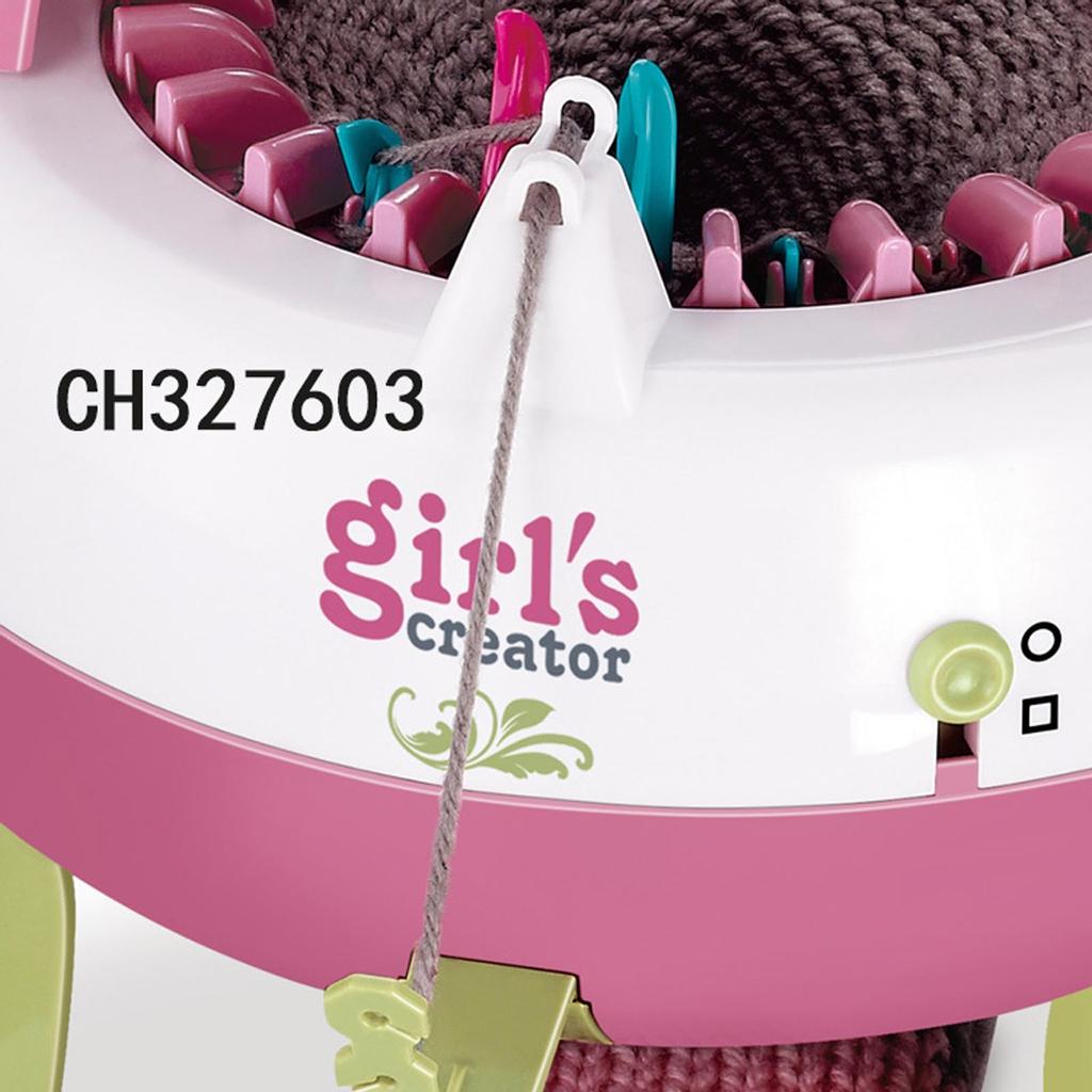 Máquina de tejer 22 agujas Kit rotativo para niños adultos remero bufanda sombrero calcetines