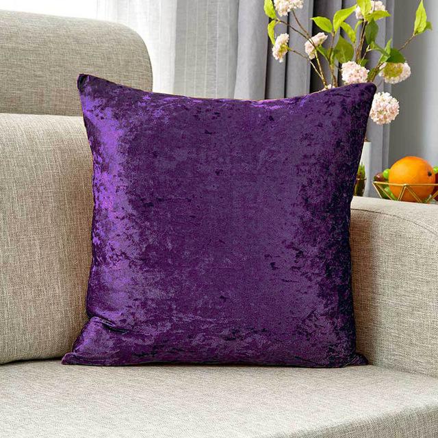 Ice Velvet Throw Pillow Cushion Cover Sofa Pillow Cushion Velvet Bedside Cushion Cover