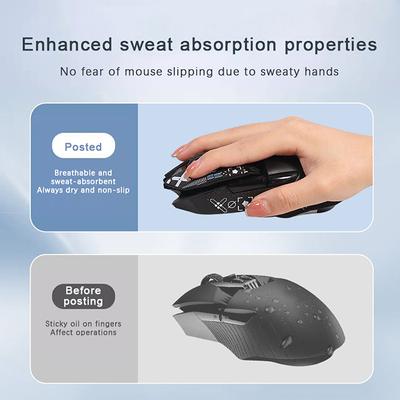 Fare Kavrama Bandı Kaykay Çıkartması Kaymaz Emici Ter Fare Kaymaz Çıkartma Logitech G903 İçin