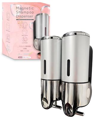 Lettuce Shampoo Magnetic Shampoo Large Wall Developed by a Japanese Yurila Set of [Featuring Club] Dispenser, Dispenser, Bottle, Capacity, Strong,