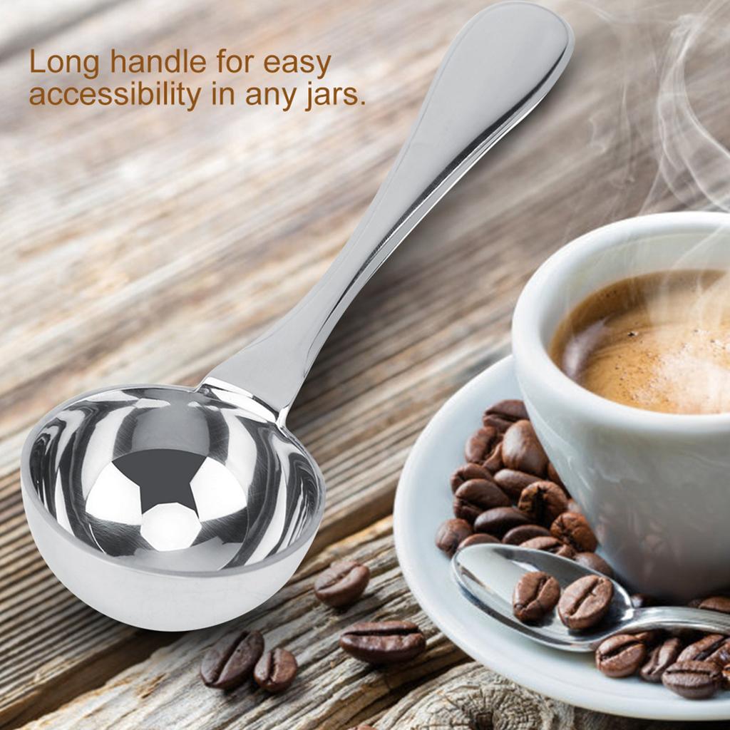 Edelstahl   Handgriff T Kaffee Messlöffel Schaufel Esslöffel (15ml)