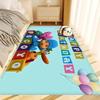 Cartoon-Stil Bodenmatte rutschfest Teppiche Spielmatten Teppich Schlafzimmer Dekoration Wohnzimmer Teppich Krabbelmatte Weihnachtsgeschenk Teppich P-Pocoyo
