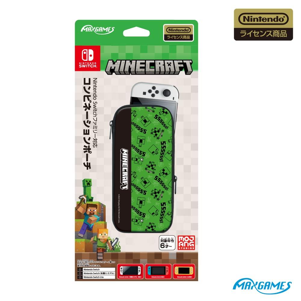 

ліцензована комбінована сумка для сімейства Nintendo Switch Minecraft Creeper [продукт Nintendo]