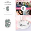 Cat Butterfly Daisy CZ Pave Clip Charm Bead Components Positioning Buckle Copper Metal Silicone Spacer Bead Components Compatible With Authentic