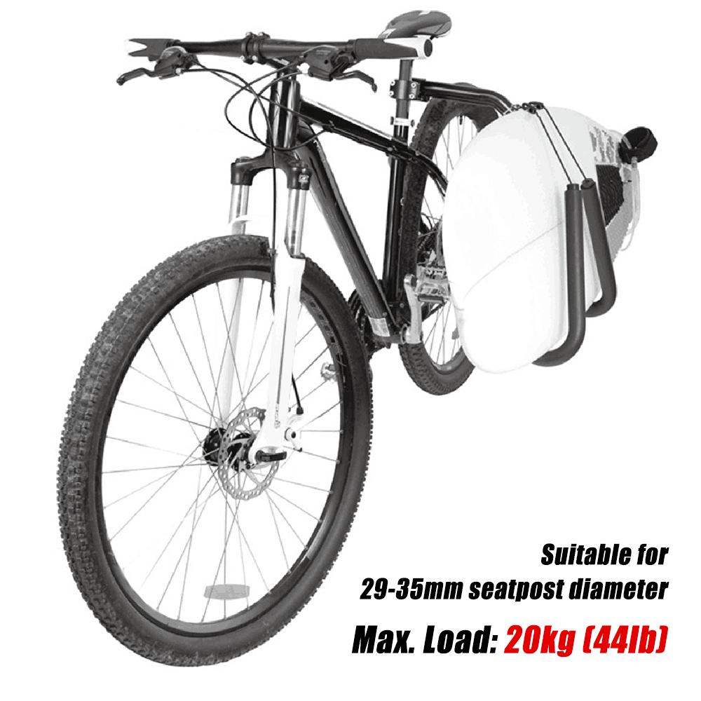 Bike Surfboard Bike Rack Cycling Accessories Bicycle Surfing Board Carrier Rack Holder Universal For 29-35mm Diameter Seat Post