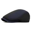Contrast Quick-Drying Forward Hat Men's Summer Thin Breathable Beret British Newspaper Boy Hat Paintsman Hat