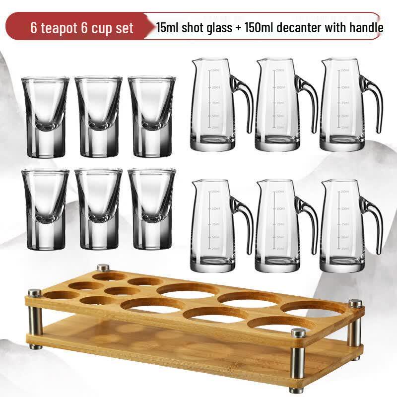 Premium Glass Baijiu Dispenser Set