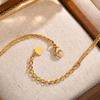 Minimalist Light Cozy Stainless Steel Double Layer Y Shaped Necklace Chain Trendy Women Premium Jewelry Bijoux