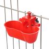 5/10/20Pcs Bird Drinker Bowl Water Feeding for Pigeon Quail Automatic Chicken Drinking Double Cups with Screws Bird Feeder