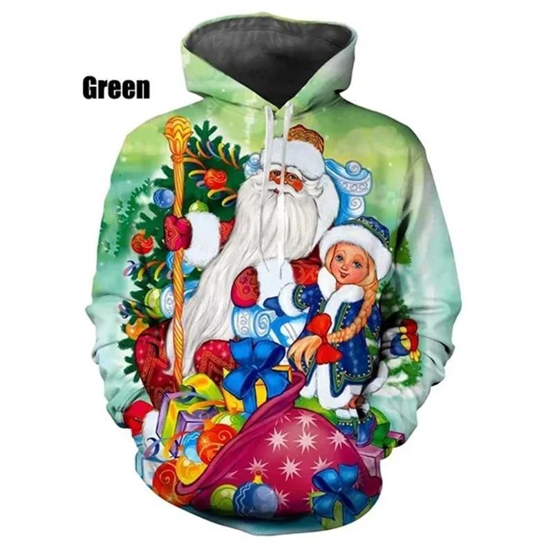 Happy Xmas Grafik Hoodies 3D Nightmare Before Christmas Druck Hoodie Kinder Hipster Sweatshirts Frauen 2k Harajuku Kleidung Top