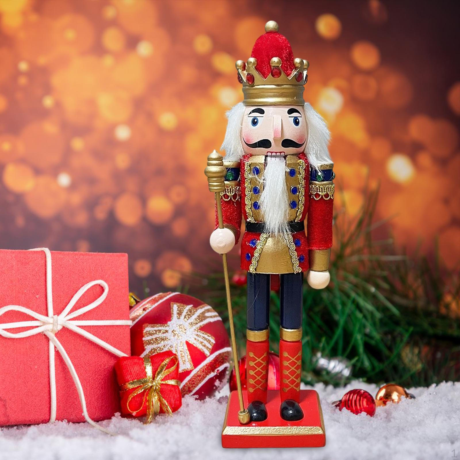 

Рождественский Щелкунчик Фигурка Скульптура Поделки Статуэтка Украшение на День рождения Спальня Рождество