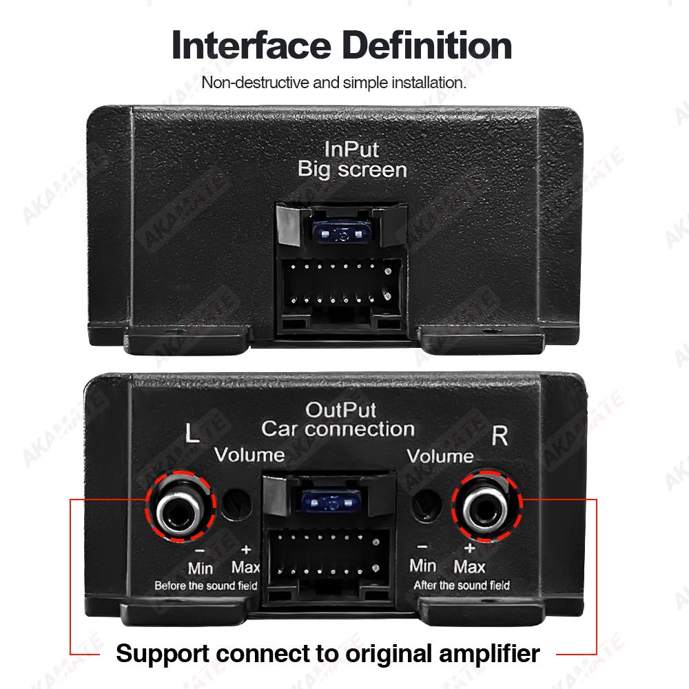 DPS Car Amplifier for Android System Car Radio Non Destructive Modification Speaker Enhance Sound Car Audio Processor 4 Channel
