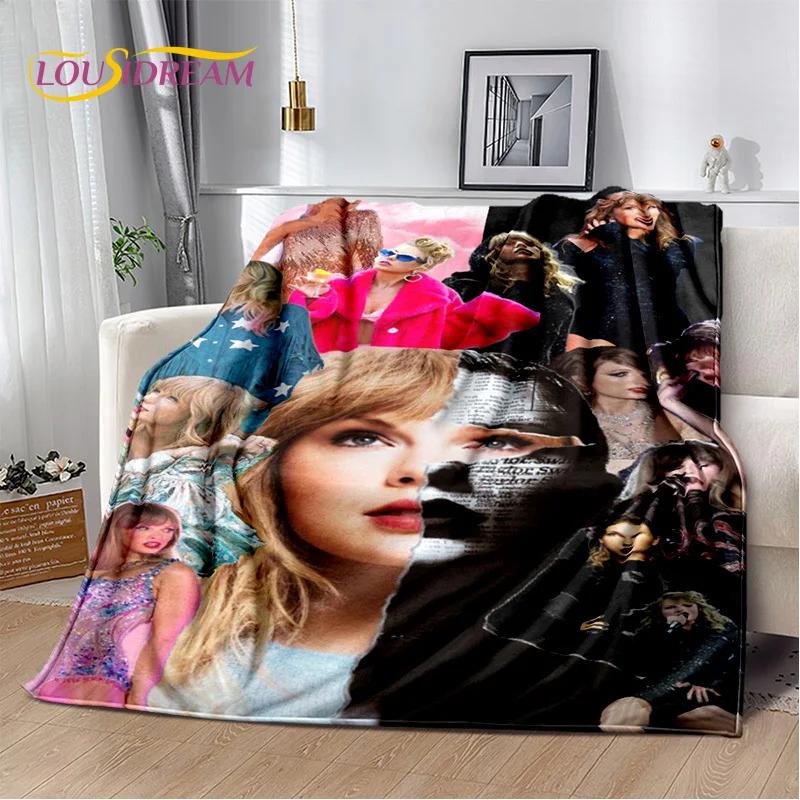 3D Taylor-r Singer T-Swizzle Decke, Weiche Überwurfdecke für Zuhause Schlafzimmer Bett Sofa Picknick Reise Büro Abdeckung Kindergeschenk Geschenk